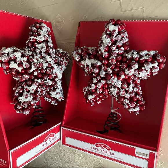 Christmas Tree Toppers “NEW” (set of 2) - Picture 1 of 4